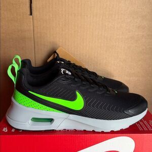 Nike Air Max Nuaxis Black Green Strike HV5754-010 Men’s Size 11